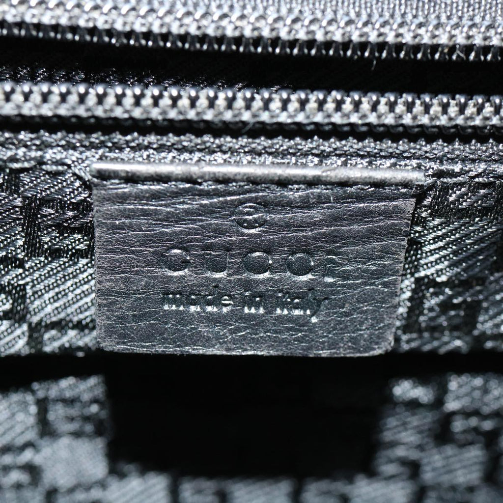 GUCCI Business Bag Leather Black 34044 ac1756