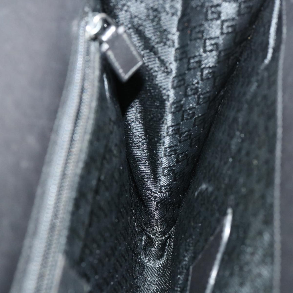 GUCCI Business Bag Leather Black 34044 ac1756