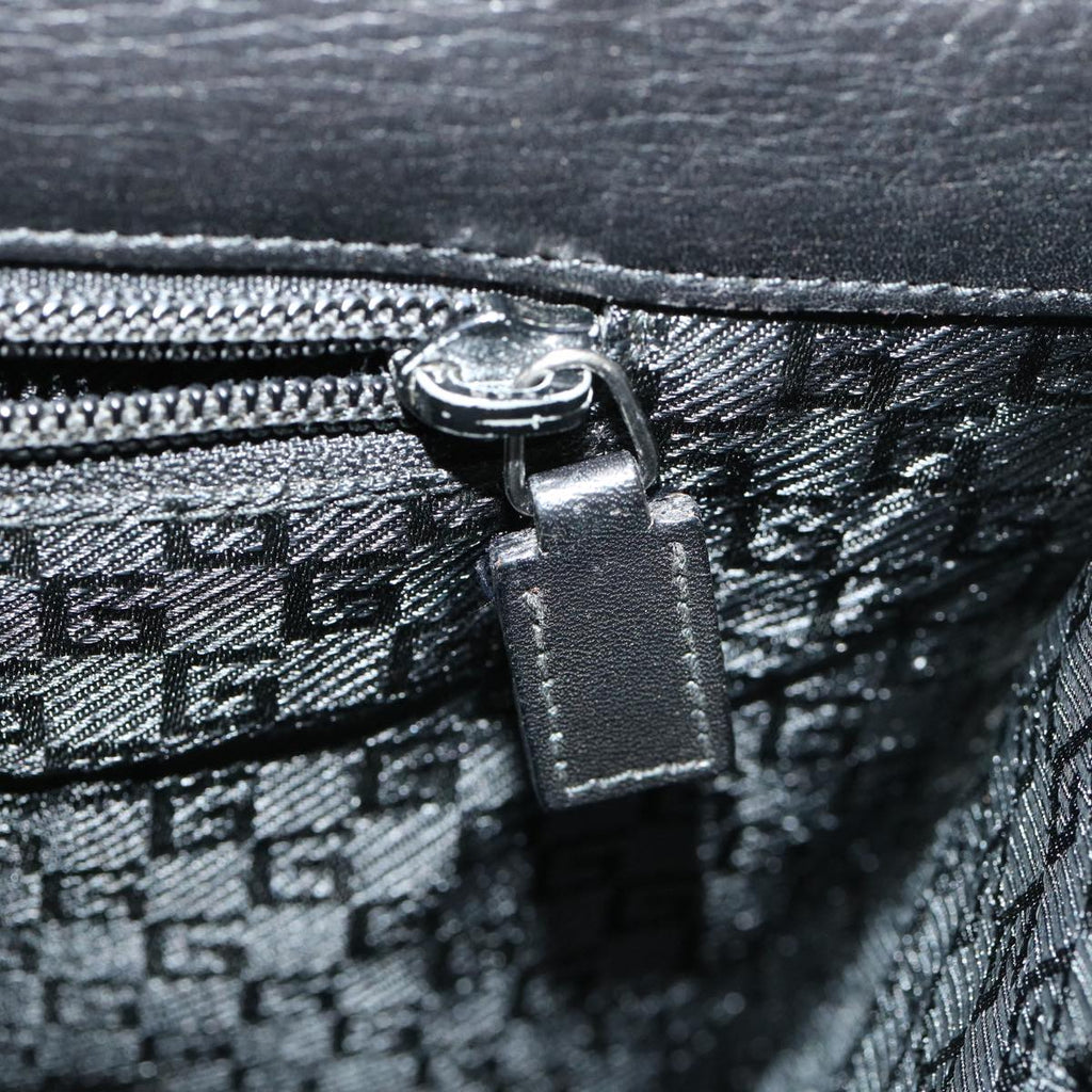 GUCCI Business Bag Leather Black 34044 ac1756