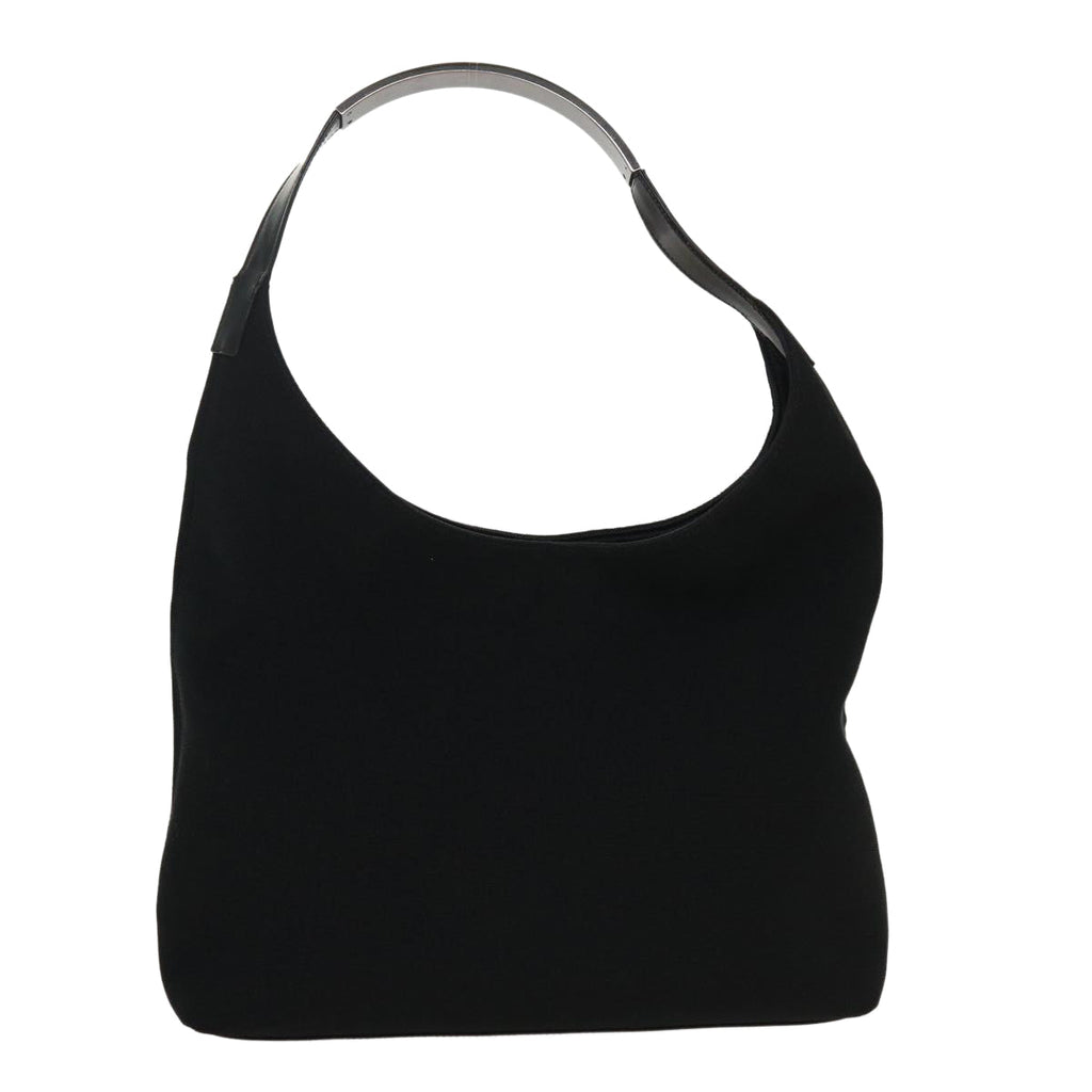 GUCCI Shoulder Bag Canvas Black 3297 ac1758