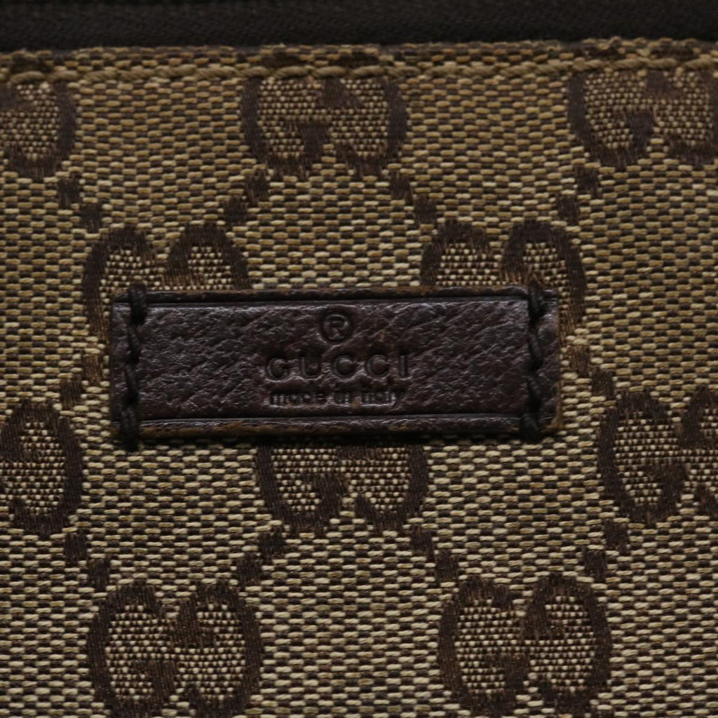 GUCCI GG Canvas Shoulder Bag Canvas Beige Brown 114273 ac1767