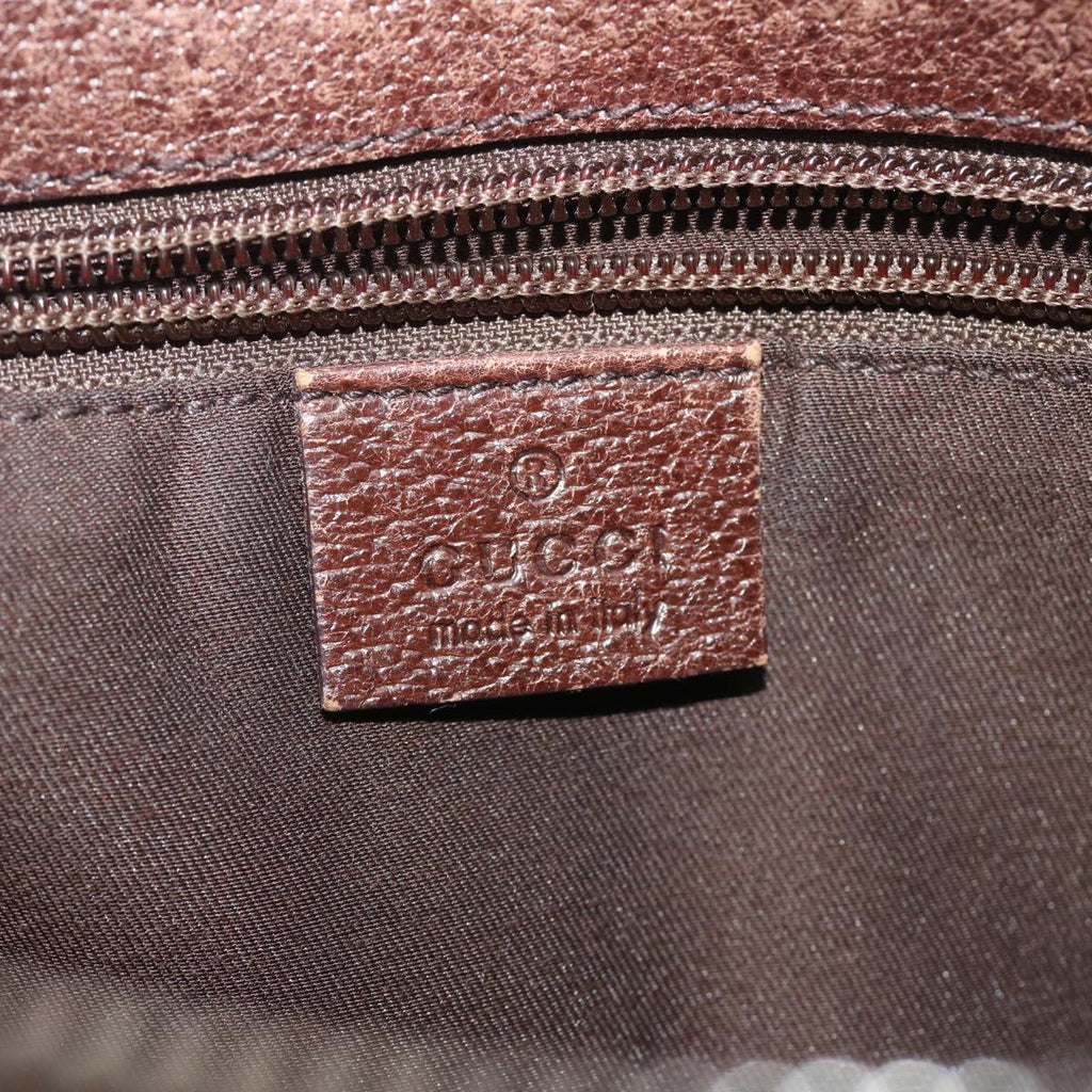 GUCCI GG Canvas Shoulder Bag Canvas Beige Brown 114273 ac1767