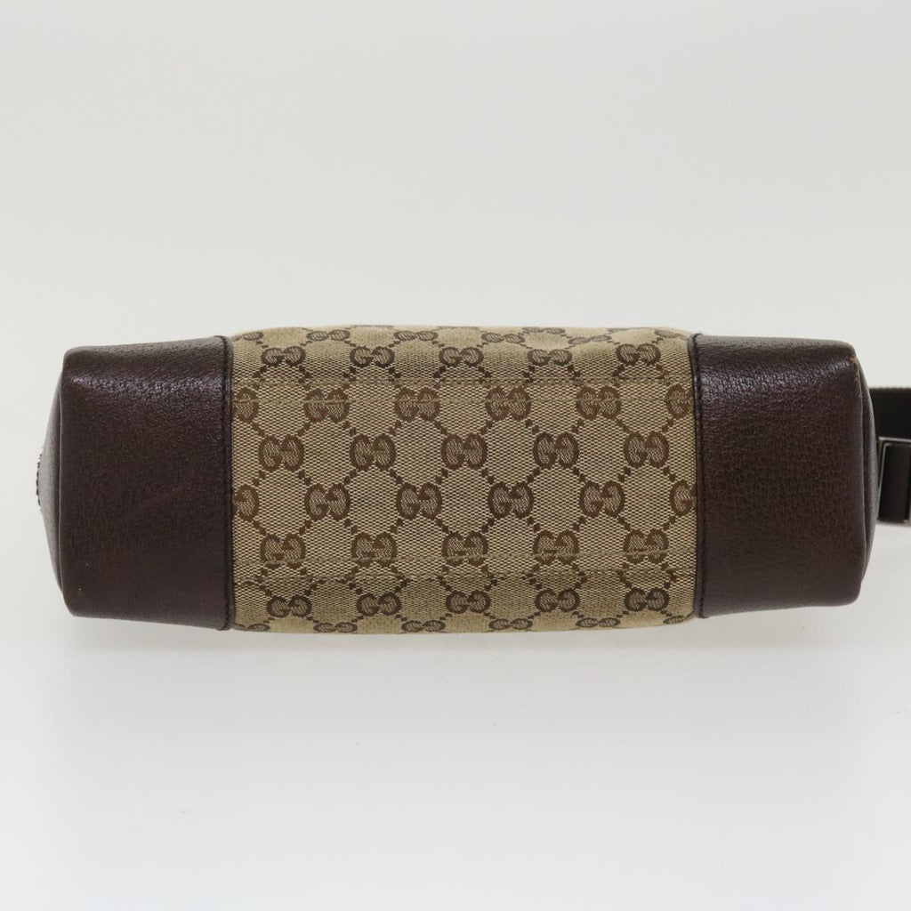 GUCCI GG Canvas Shoulder Bag Canvas Beige Brown 114273 ac1767