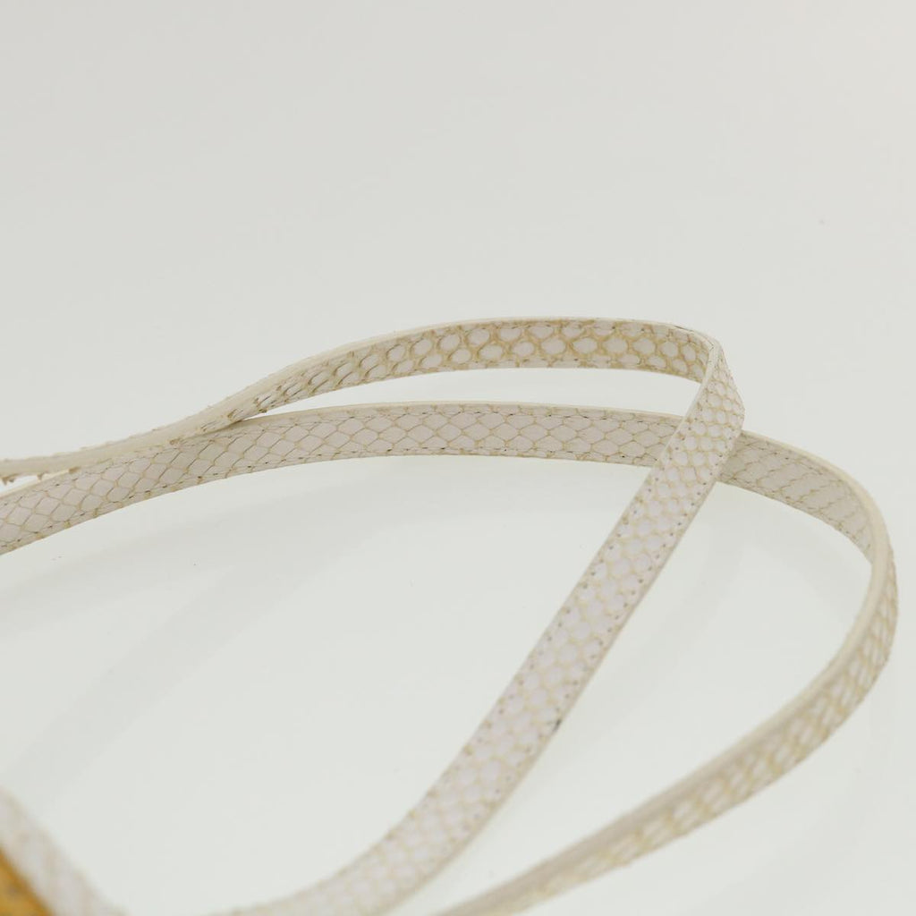 FENDI Tote Bag Enamel Yellow White ac1799