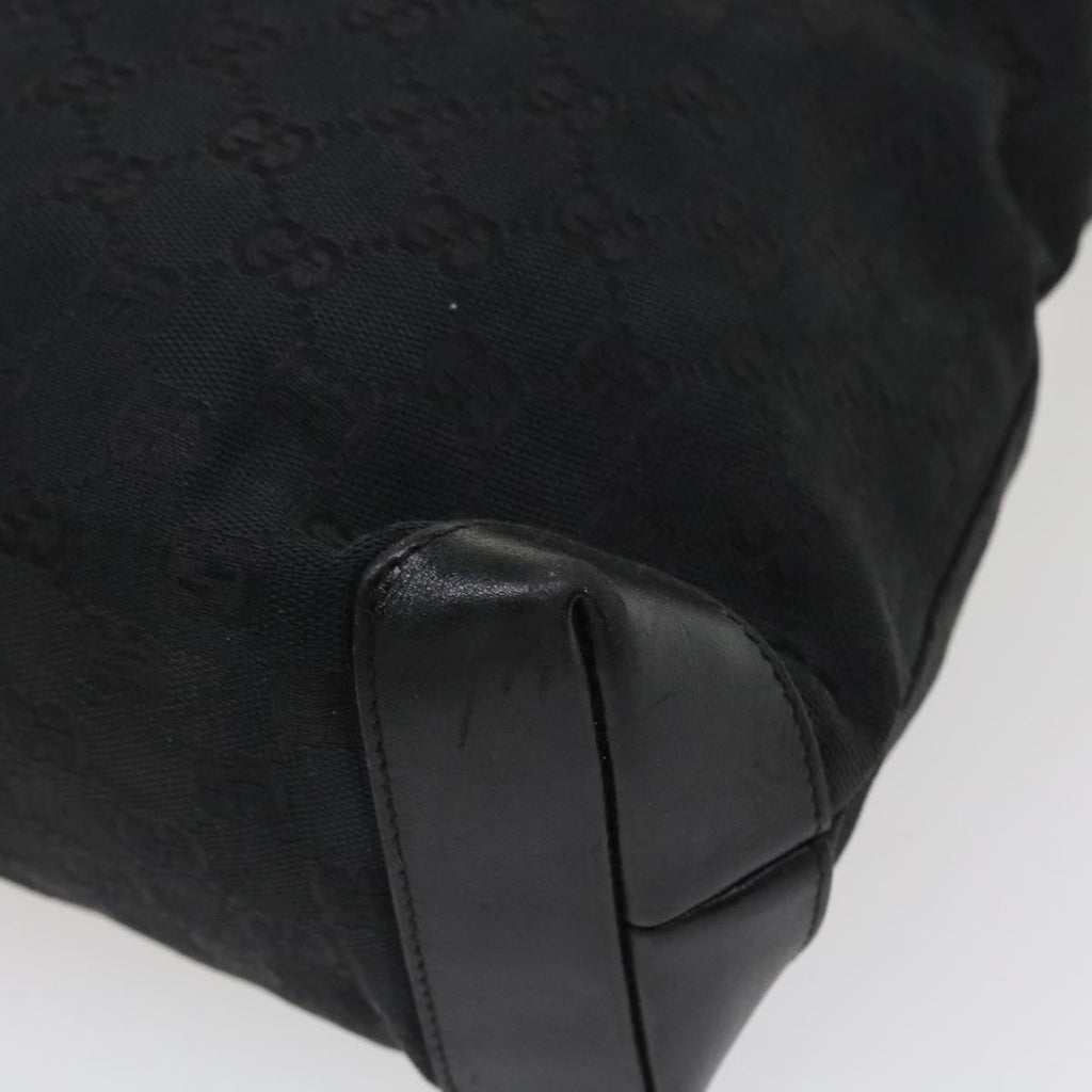 GUCCI GG Canvas Tote Bag Black White 0190402 ac1822