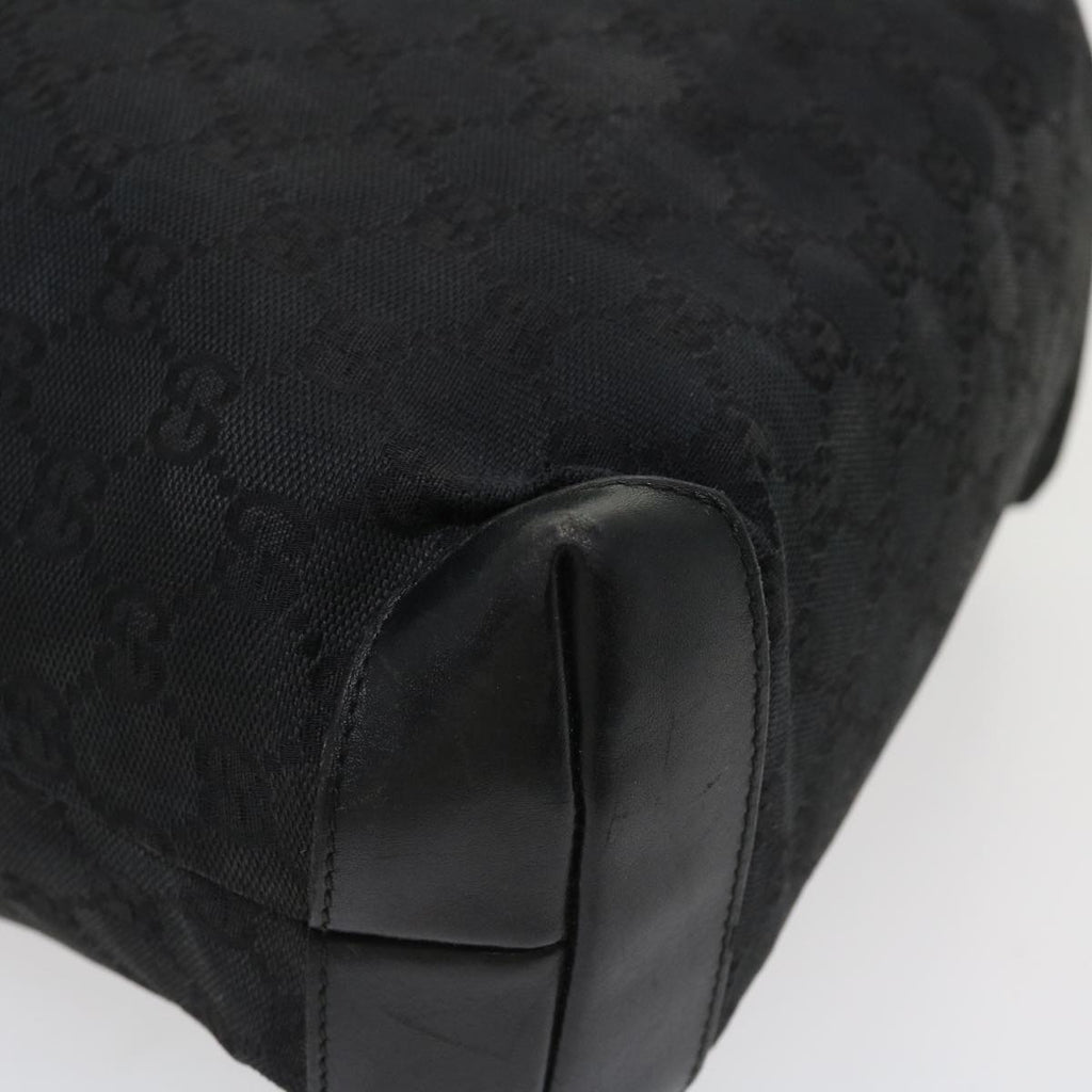 GUCCI GG Canvas Tote Bag Black White 0190402 ac1822