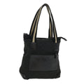 GUCCI GG Canvas Tote Bag Black White 0190402 ac1822