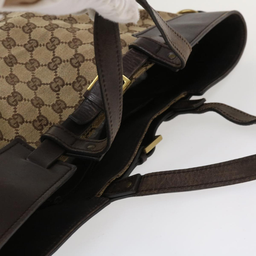GUCCI GG Canvas Hand Bag Beige 106251 ac1823