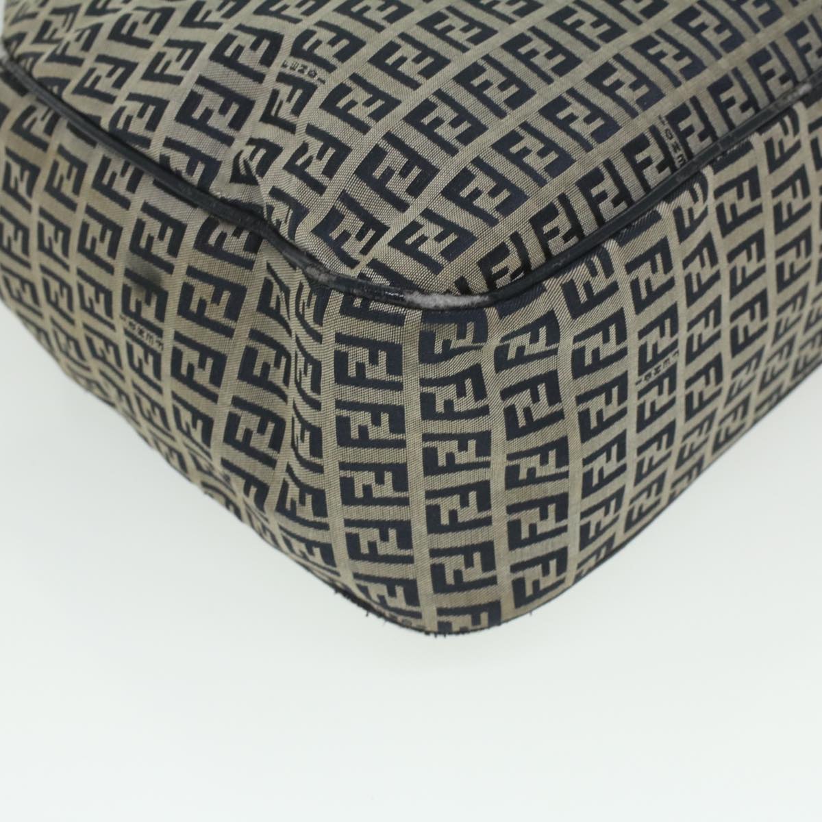 FENDI Zucchino Canvas Hand Bag Navy 71-16533-0-012 ac1835