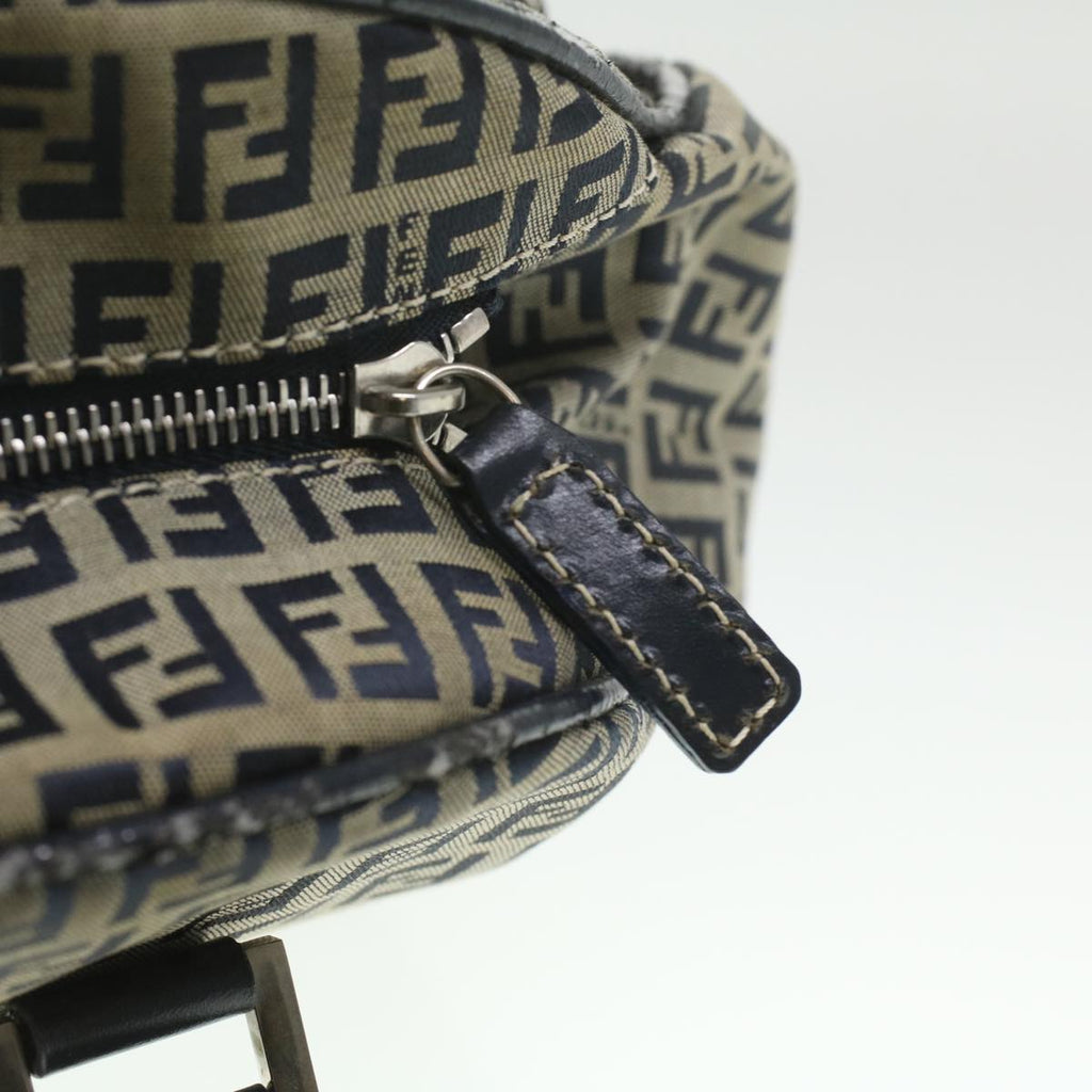 FENDI Zucchino Canvas Hand Bag Navy 71-16533-0-012 ac1835