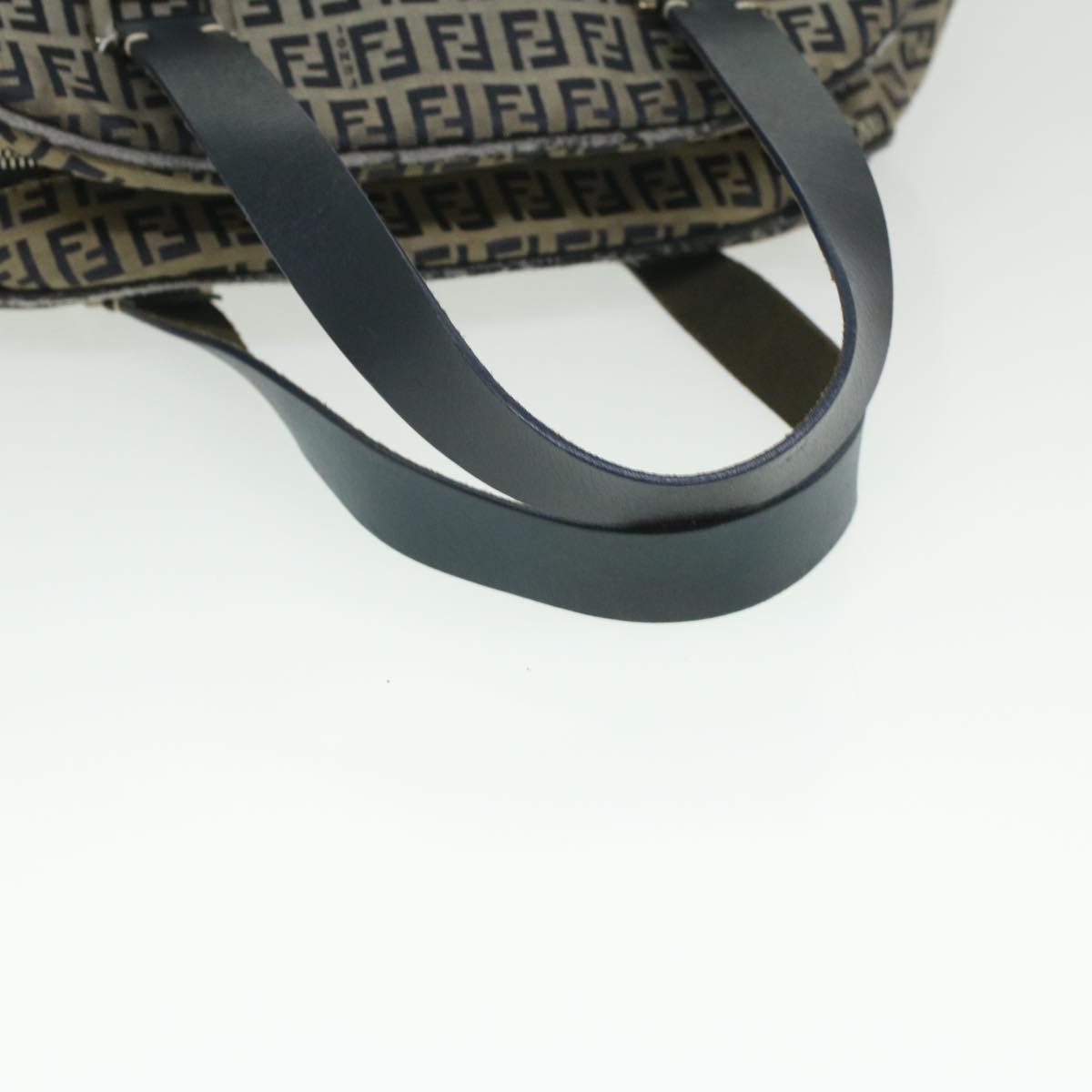 FENDI Zucchino Canvas Hand Bag Navy 71-16533-0-012 ac1835