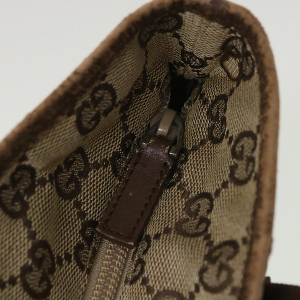 GUCCI GG Canvas Tote Bag Beige Brown 0190401 ac1839