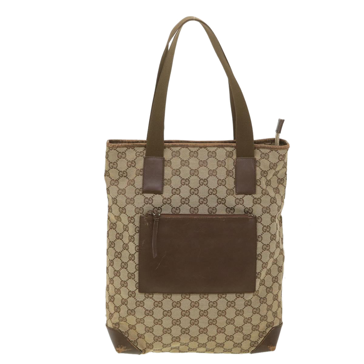 GUCCI GG Canvas Tote Bag Beige Brown 0190401 ac1839
