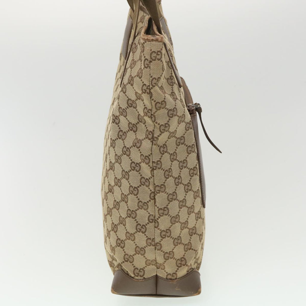 GUCCI GG Canvas Tote Bag Beige Brown 0190401 ac1839