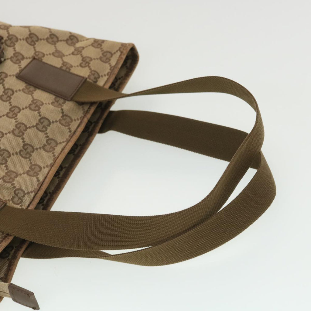 GUCCI GG Canvas Tote Bag Beige Brown 0190401 ac1839
