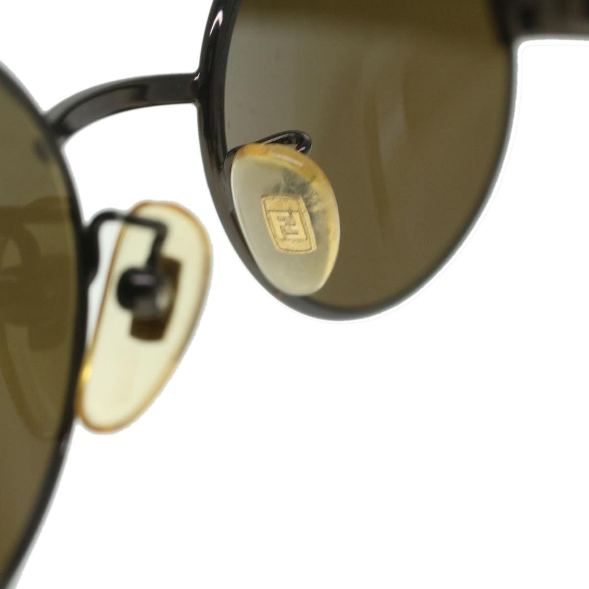 FENDI Sunglasses metal Brown ac1847
