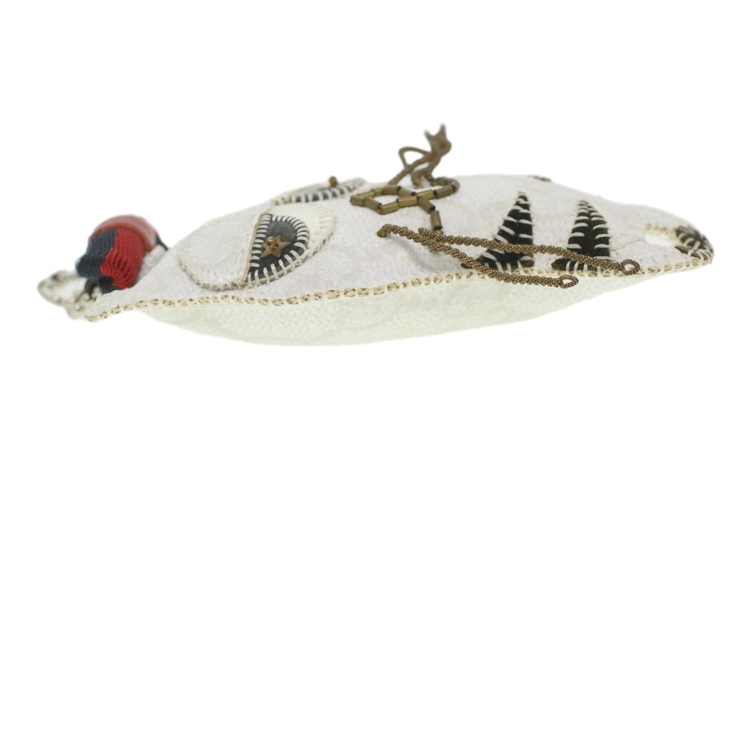 GUCCI GG Canvas Charm White ac1871