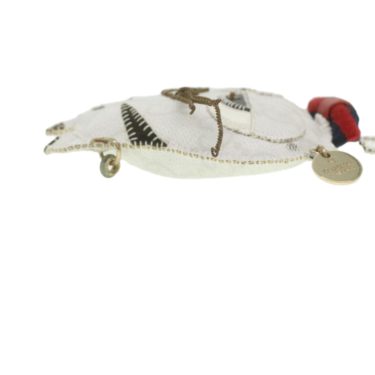 GUCCI GG Canvas Charm White ac1871