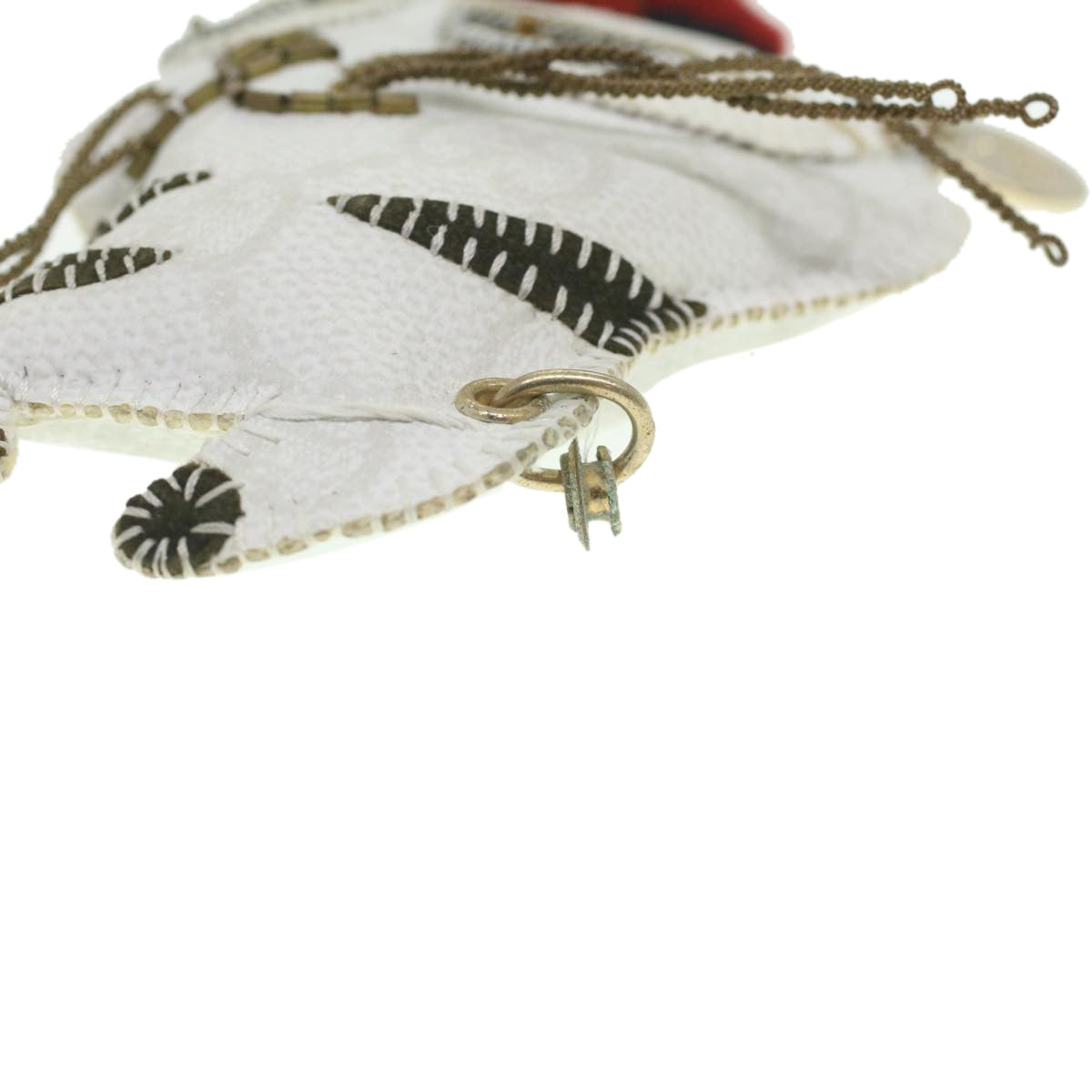 GUCCI GG Canvas Charm White ac1871