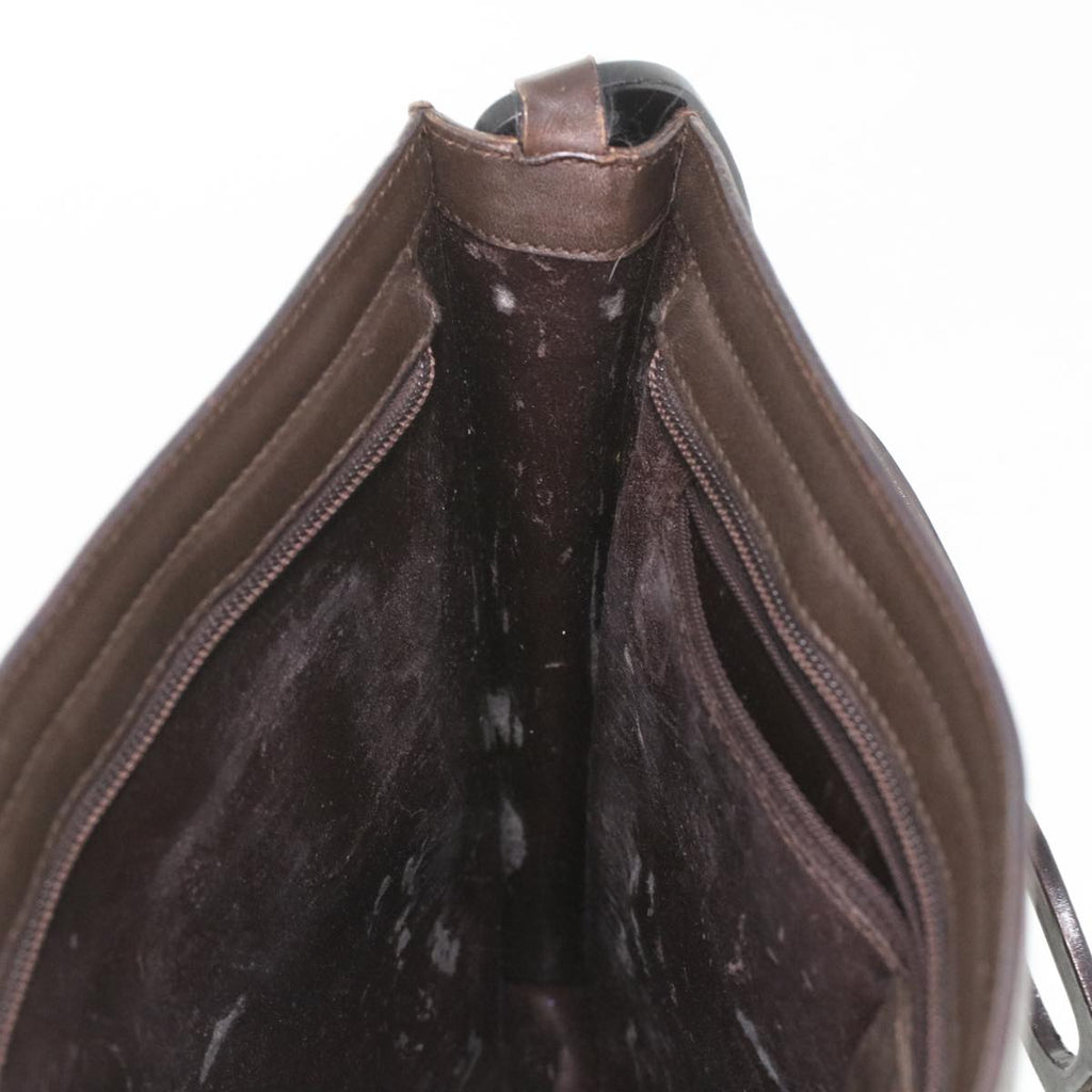 GUCCI Shoulder Bag Leather Brown 001 2122 1822 ac1903