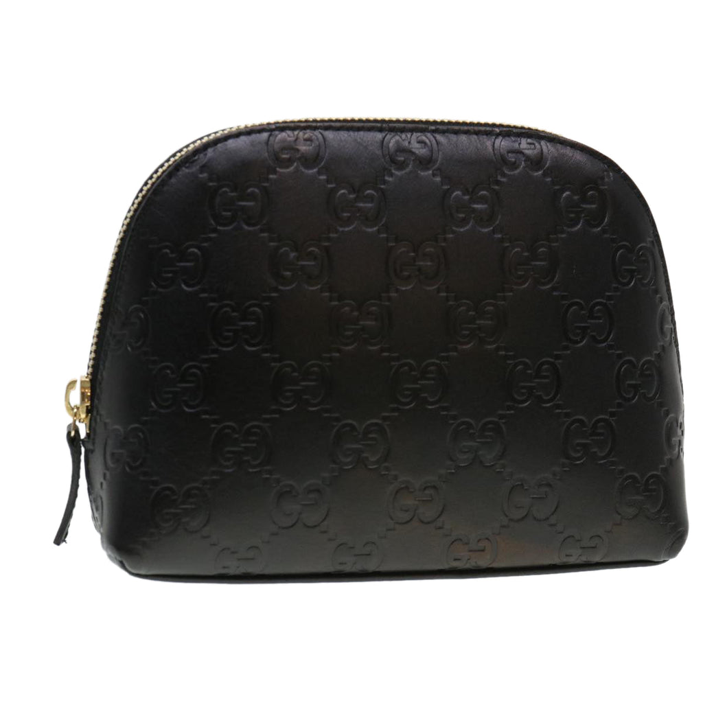 GUCCI Guccissima Pouch Black 141810 ac1916