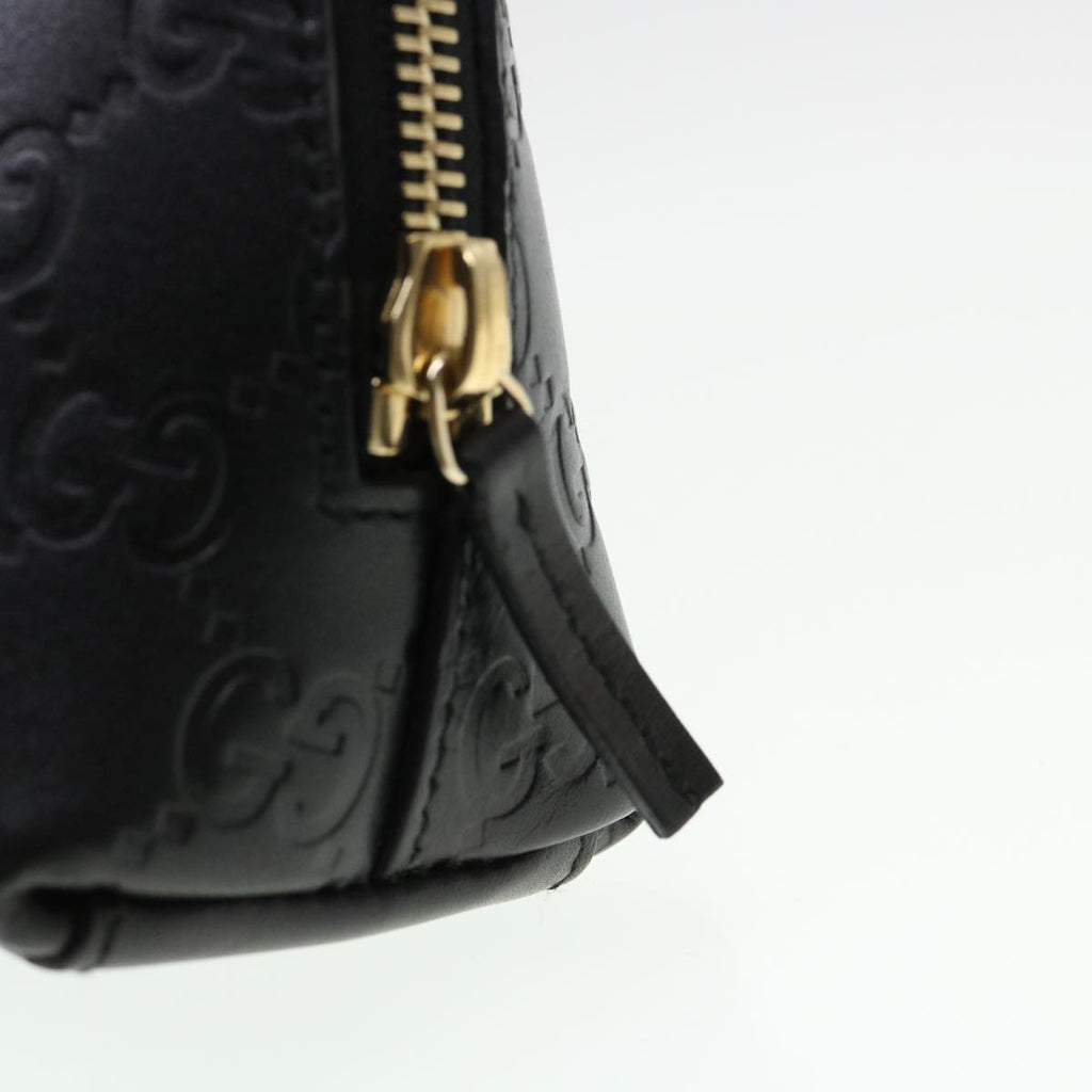 GUCCI Guccissima Pouch Black 141810 ac1916
