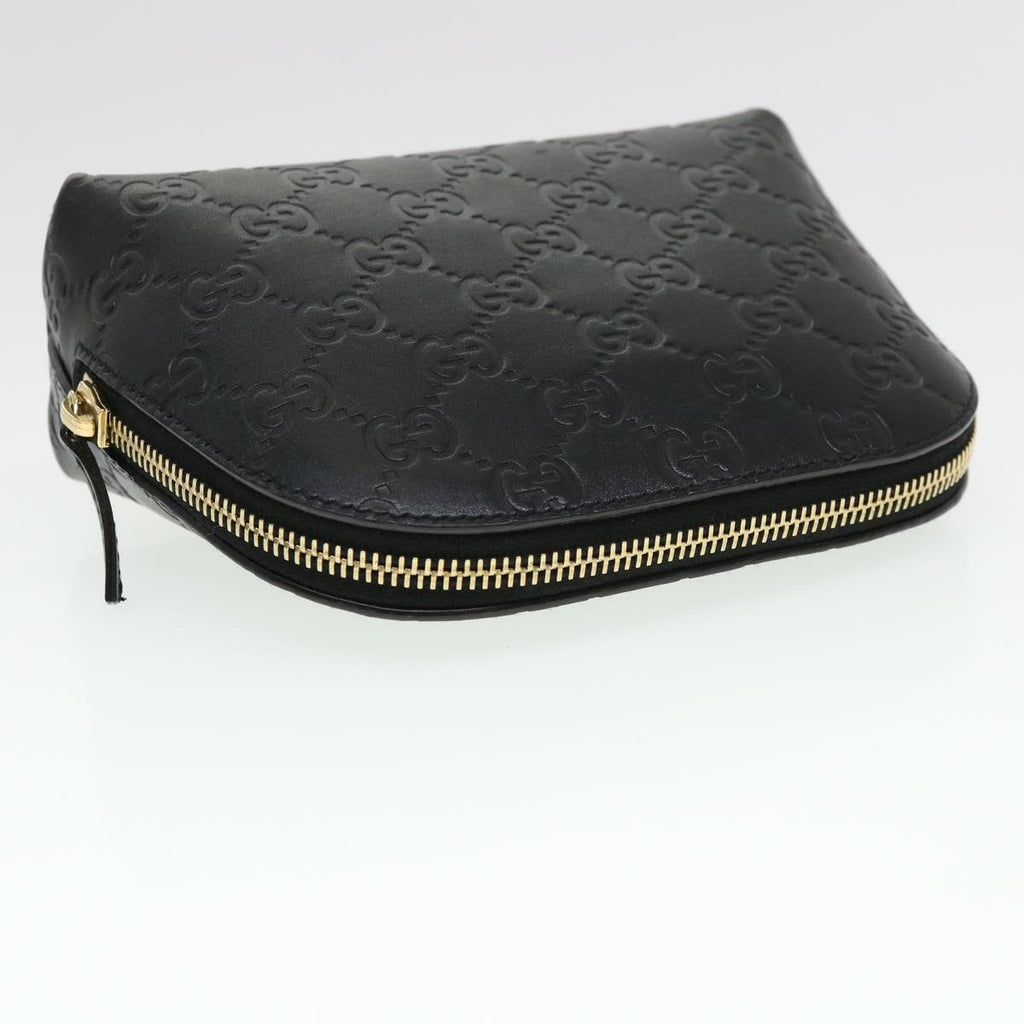 GUCCI Guccissima Pouch Black 141810 ac1916