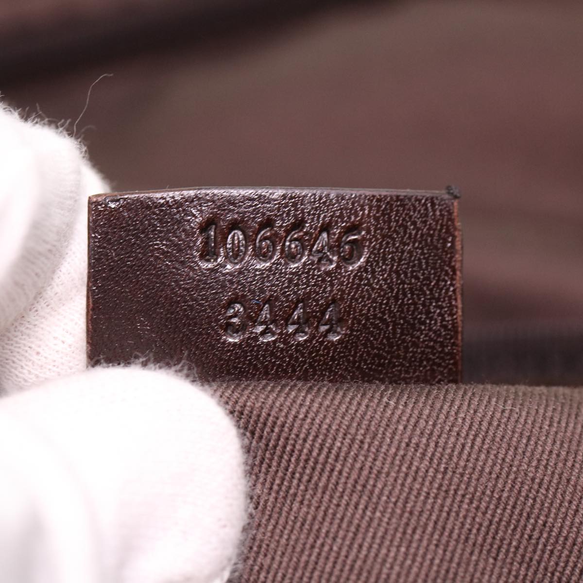 GUCCI GG Canvas Pouch Brown 106645 3444 ac1918
