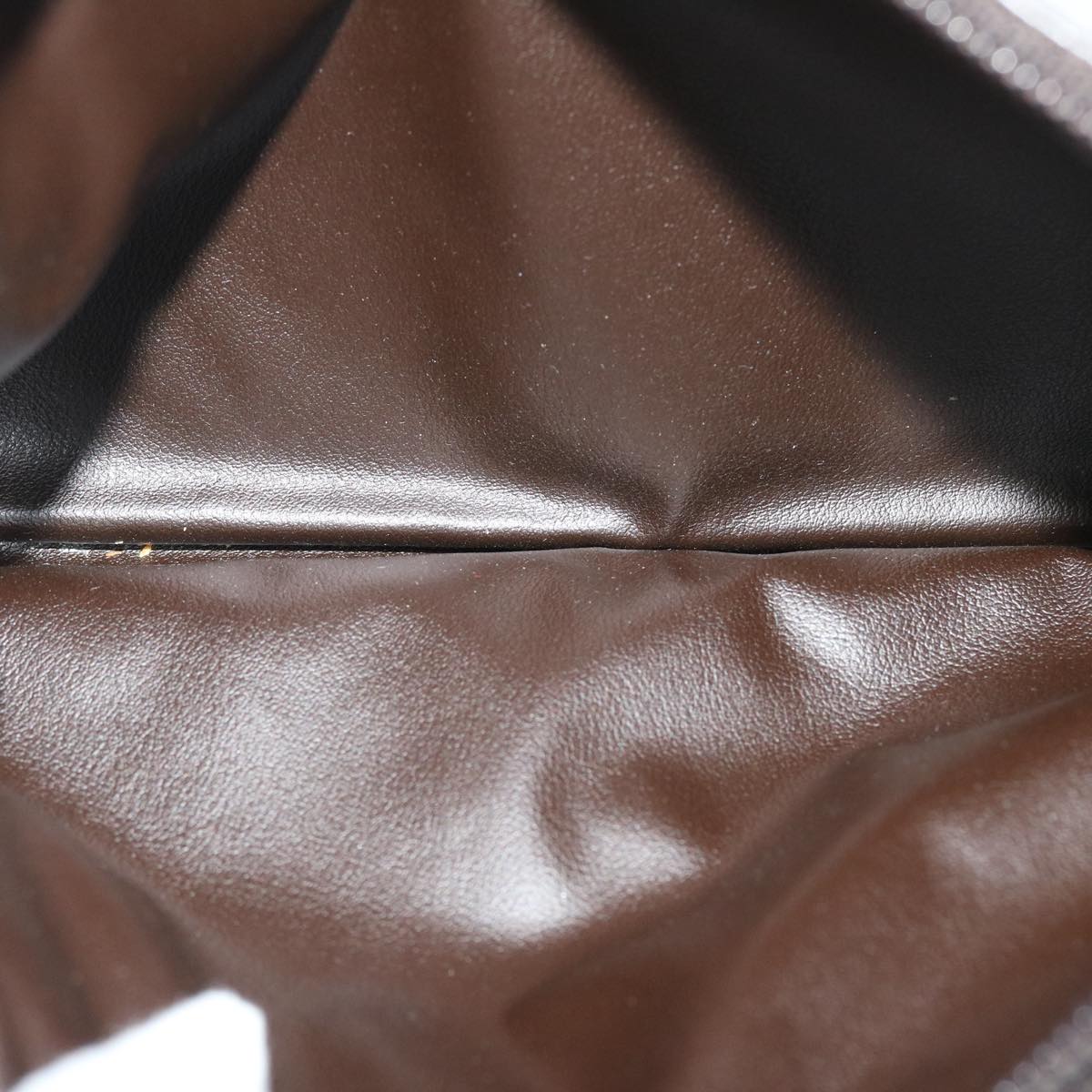 FENDI Zucchino Canvas Pouch Brown ac1919