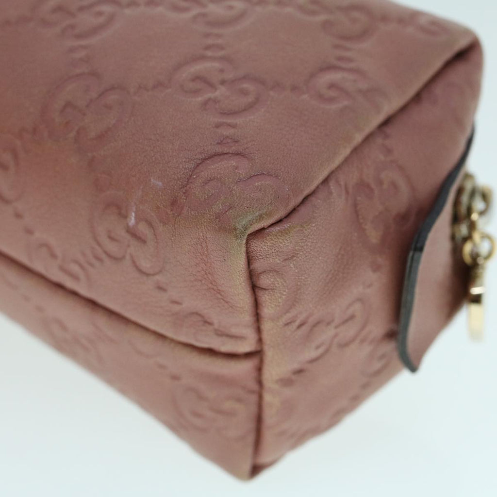 GUCCI GG Canvas Guccissima Pouch Pink 153228 ac1928