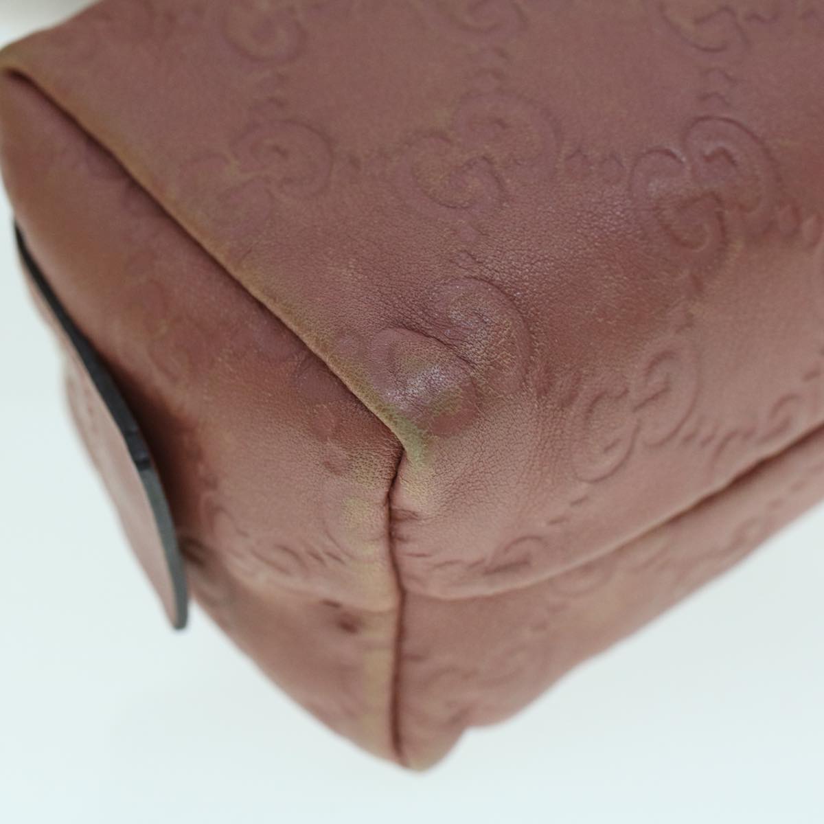 GUCCI GG Canvas Guccissima Pouch Pink 153228 ac1928
