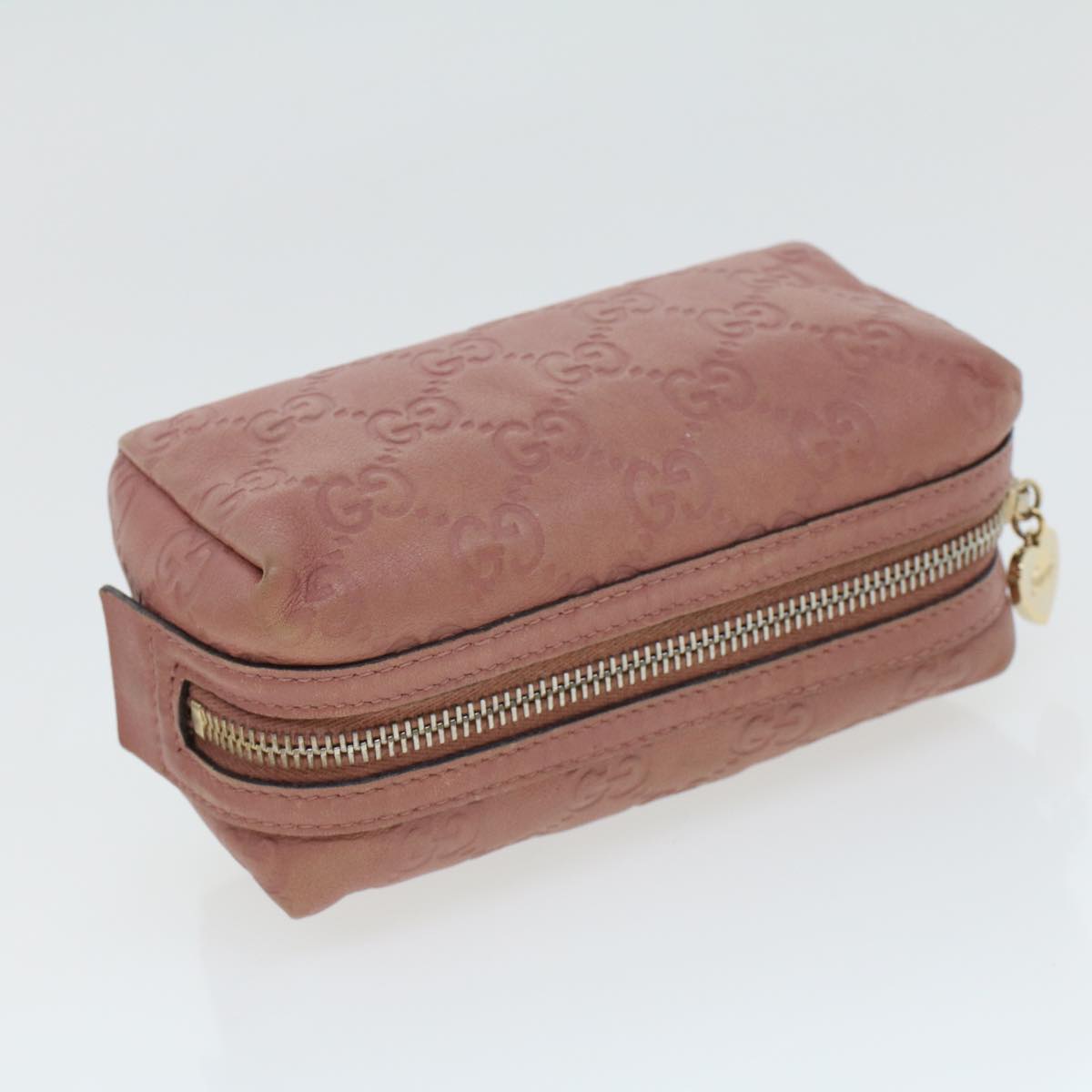 GUCCI GG Canvas Guccissima Pouch Pink 153228 ac1928
