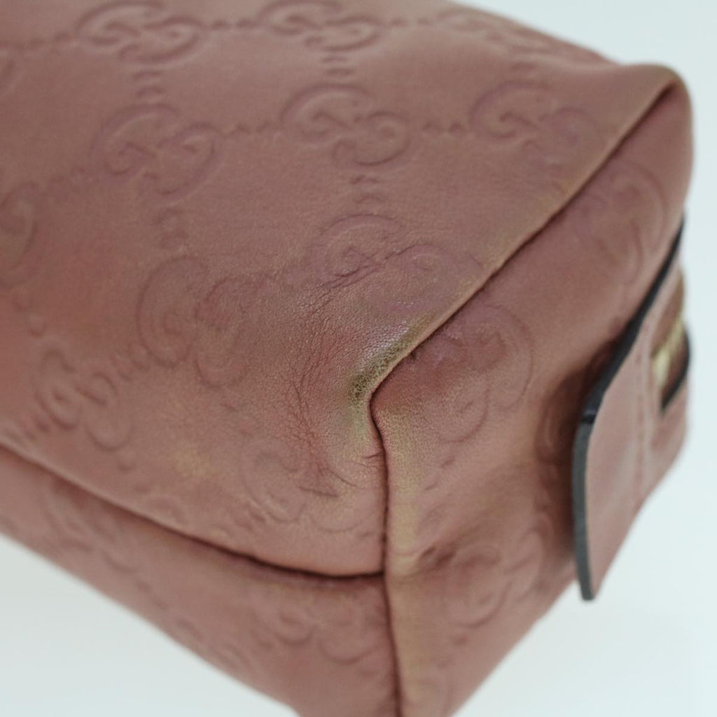 GUCCI GG Canvas Guccissima Pouch Pink 153228 ac1928