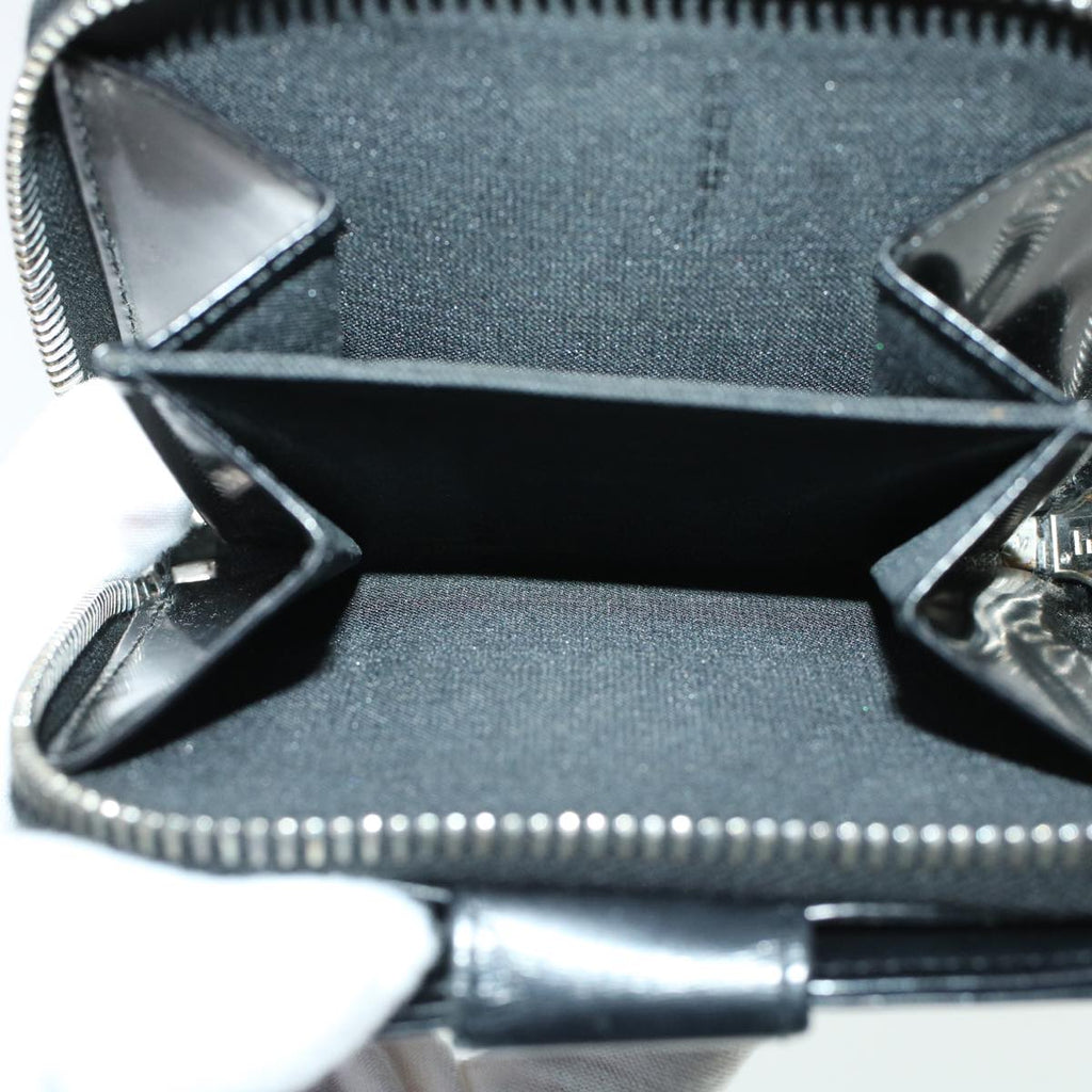 FENDI Zucca Canvas Wallet Leather 2Set Black Brown ac1941