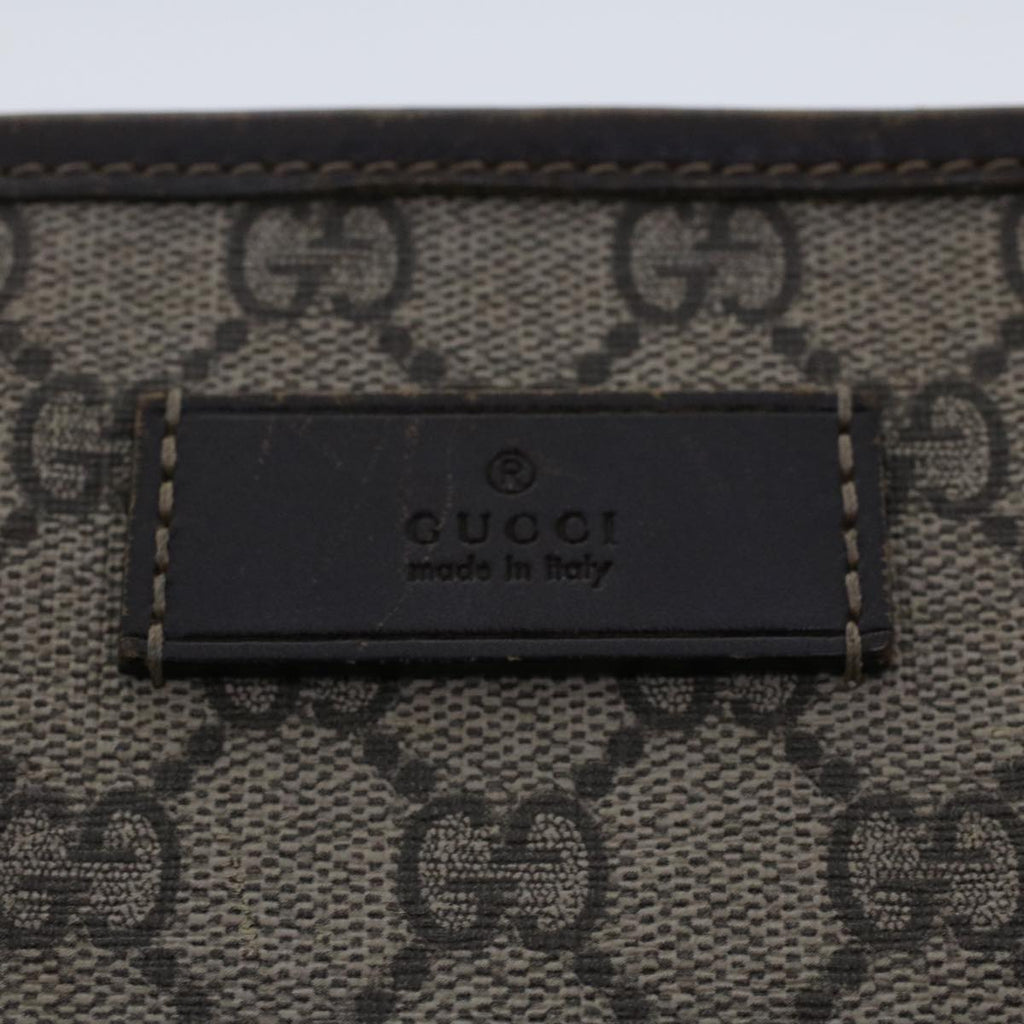 GUCCI GG Canvas Tote Bag PVC Leather Beige 211138 ac1991