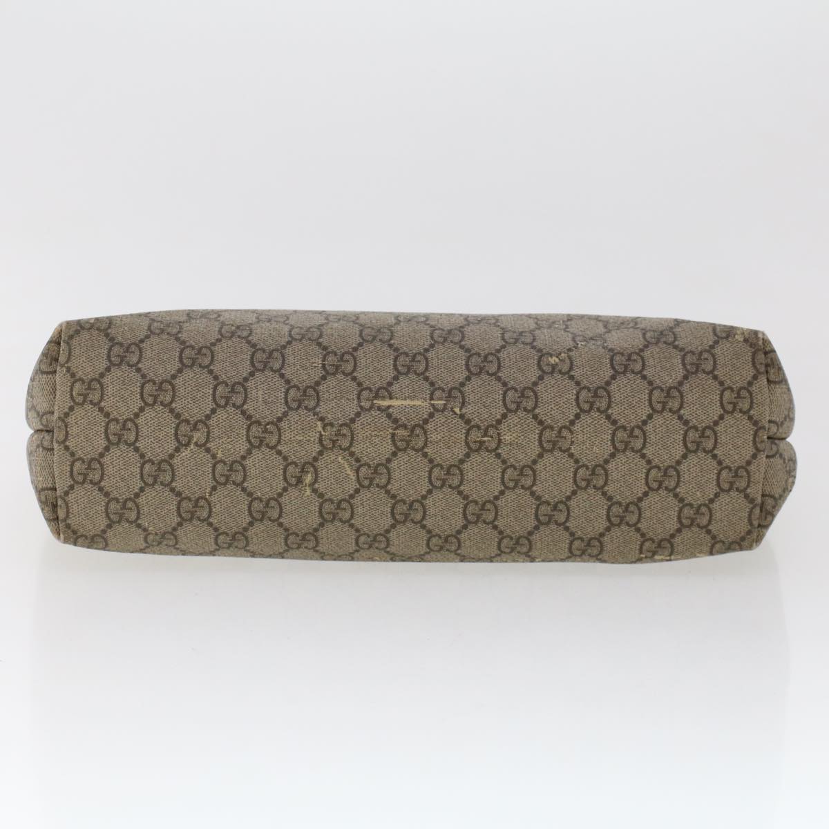 GUCCI GG Canvas Tote Bag PVC Leather Beige 211138 ac1991