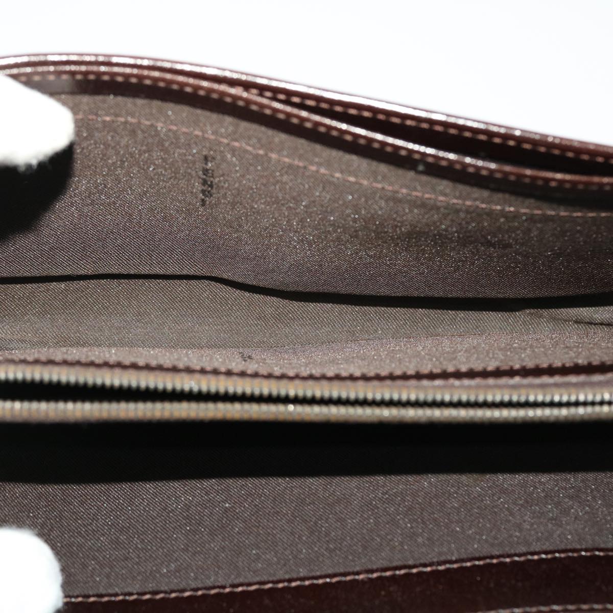 FENDI Zucca Canvas Long Wallet Black Brown ac2048