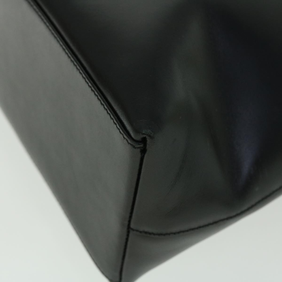 GUCCI Bamboo Shoulder Bag Leather Black 001.3007.001274 ac2080