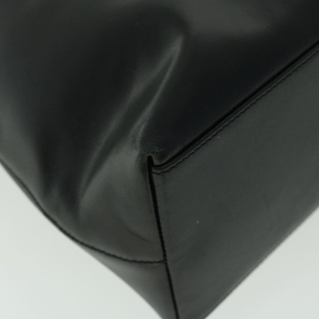 GUCCI Bamboo Shoulder Bag Leather Black 001.3007.001274 ac2080