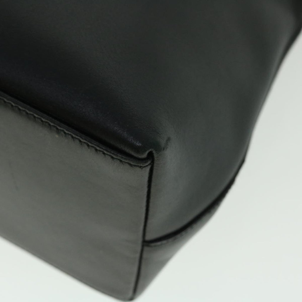 GUCCI Bamboo Shoulder Bag Leather Black 001.3007.001274 ac2080