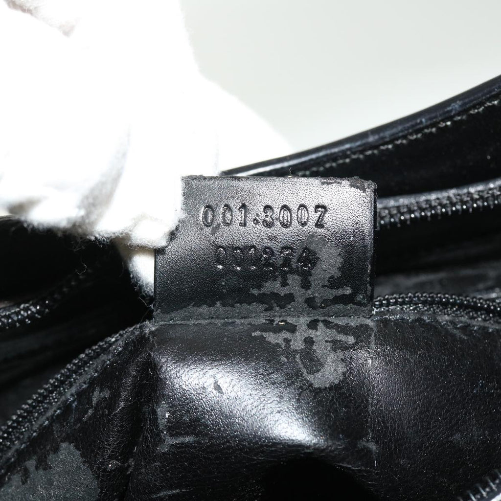 GUCCI Bamboo Shoulder Bag Leather Black 001.3007.001274 ac2080