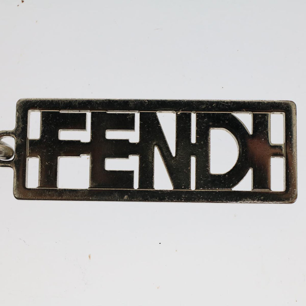 FENDI Key Holder Metal Silver ac2145