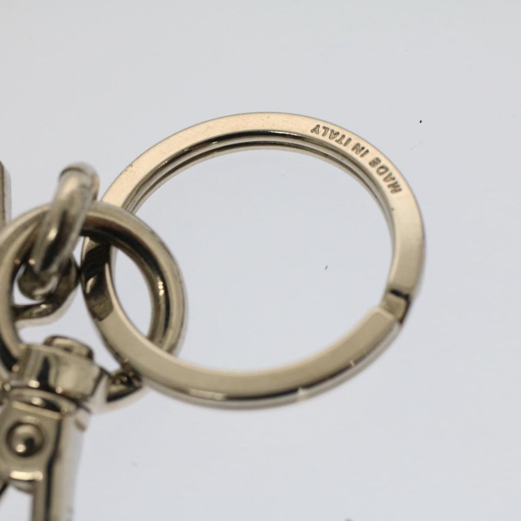 FENDI Key Holder Metal Silver ac2145