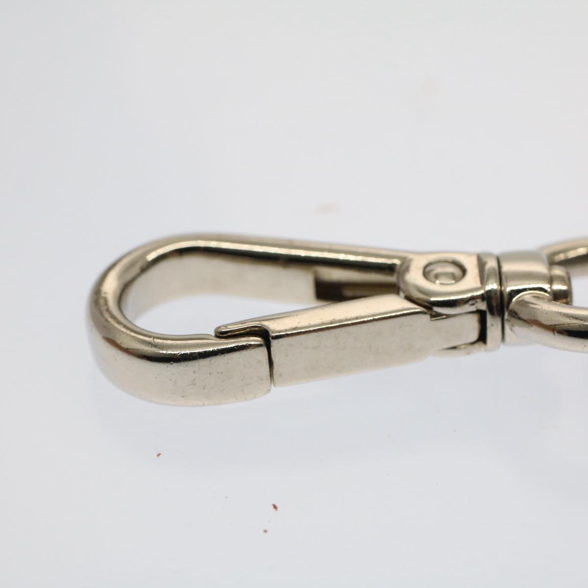FENDI Key Holder Metal Silver ac2145