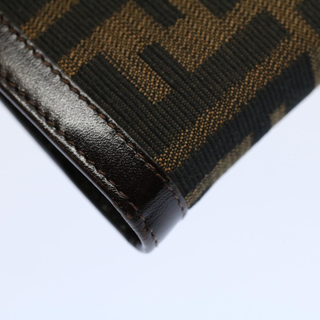 FENDI Zucca Canvas Agenda Day Planner Cover Brown ac2173