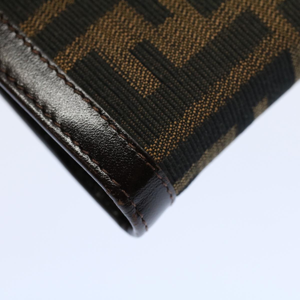 FENDI Zucca Canvas Agenda Day Planner Cover Brown ac2173