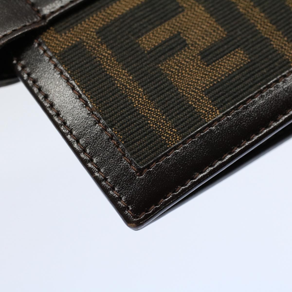 FENDI Zucca Canvas Agenda Day Planner Cover Brown ac2173