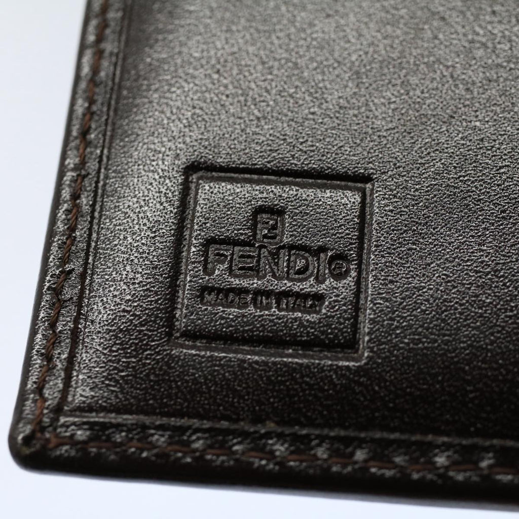 FENDI Zucca Canvas Agenda Day Planner Cover Brown ac2173
