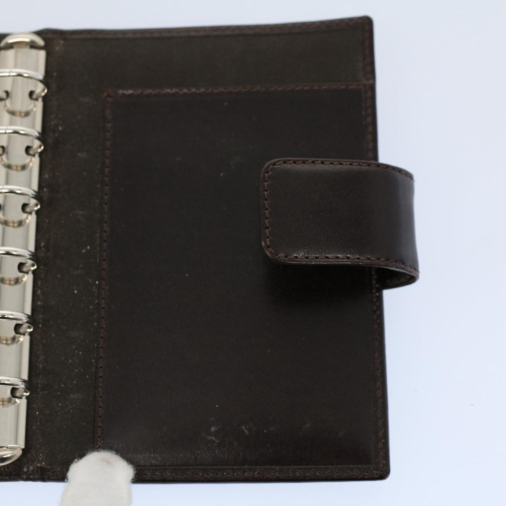 FENDI Zucca Canvas Agenda Day Planner Cover Brown ac2173