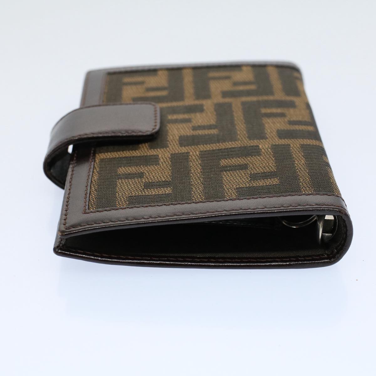 FENDI Zucca Canvas Agenda Day Planner Cover Brown ac2173